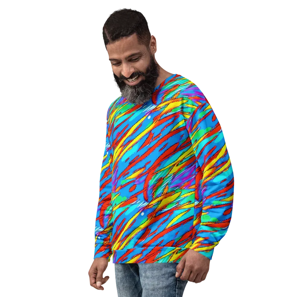Azure Impact on Sweatshirt — Left Front