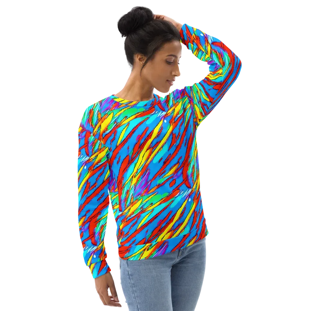 Azure Impact on Sweatshirt — Right Front