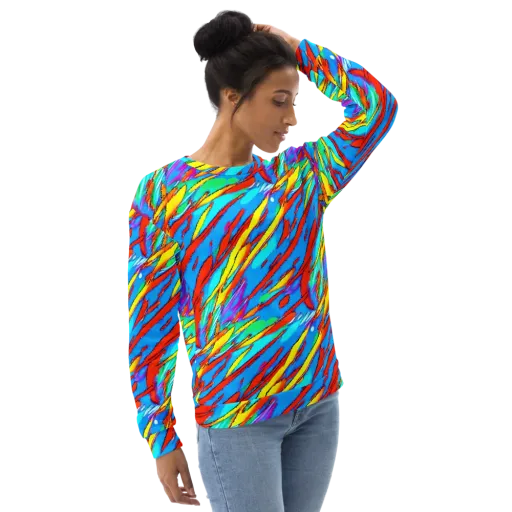 Azure Impact on a Sweatshirt