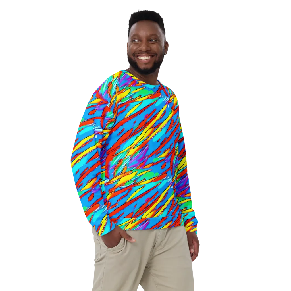 Azure Impact on Sweatshirt — Front