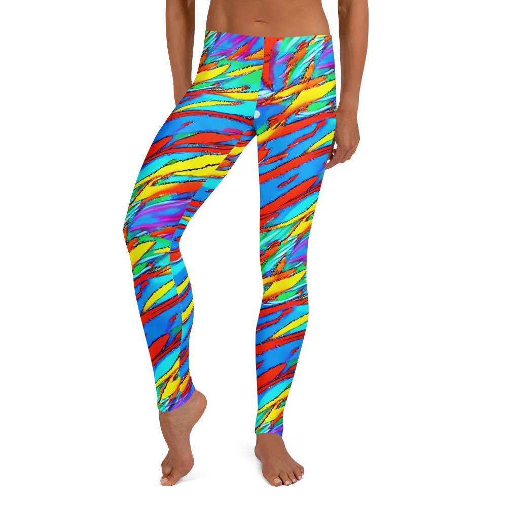 Azure Impact on Leggings — Front