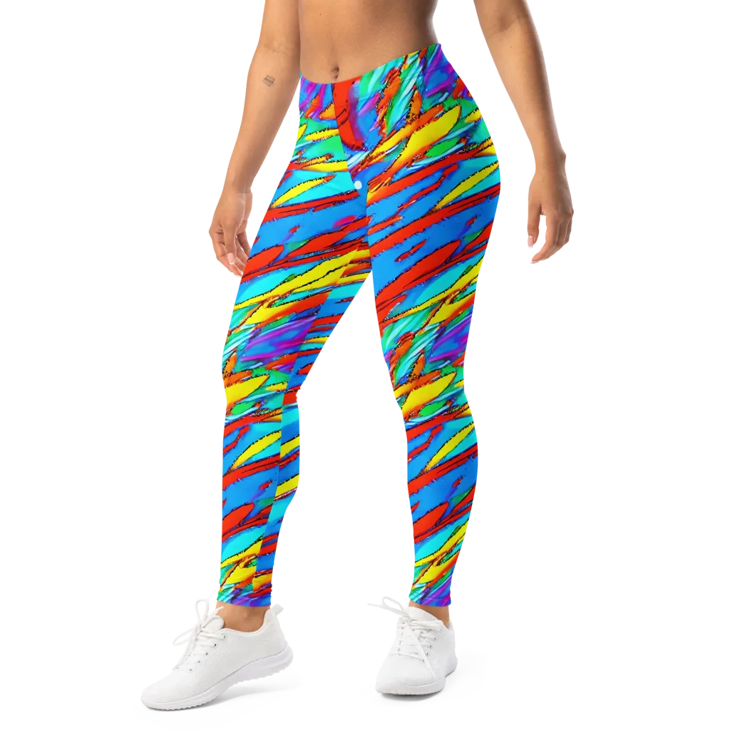 Azure Impact on Leggings — Left Front
