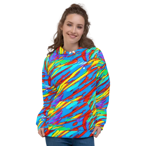 Azure Impact on a Hoodie