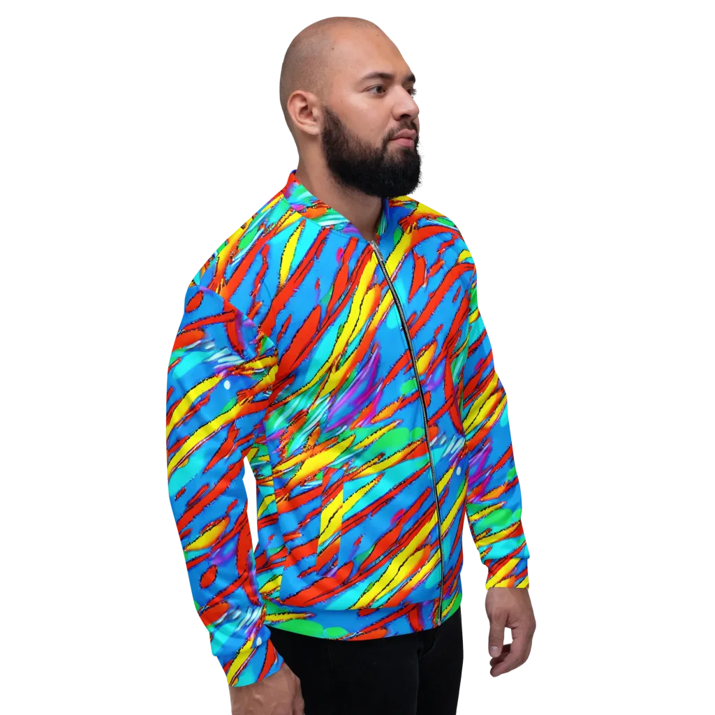 Azure Impact on Bomber Jacket — Right