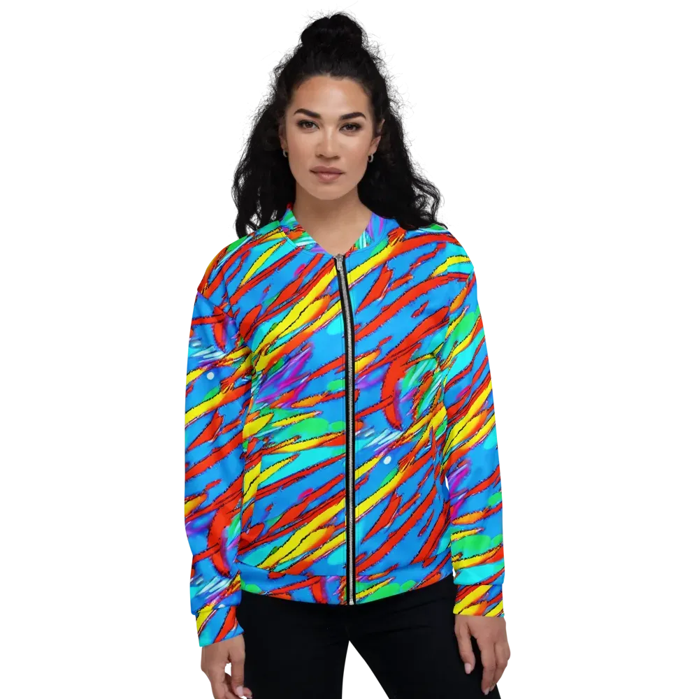 Azure Impact on Bomber Jacket — Front