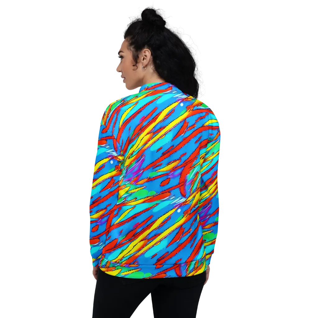 Azure Impact on Bomber Jacket — Back