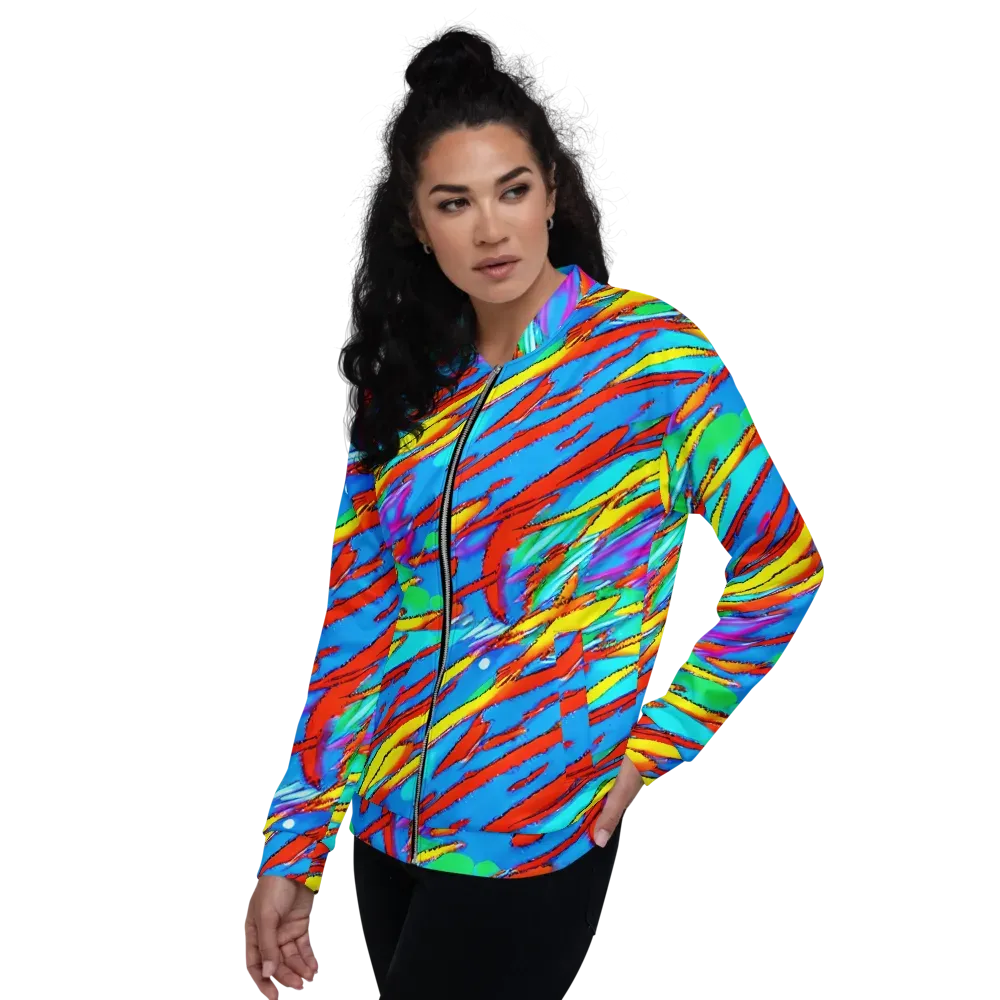 Azure Impact on Bomber Jacket — Left