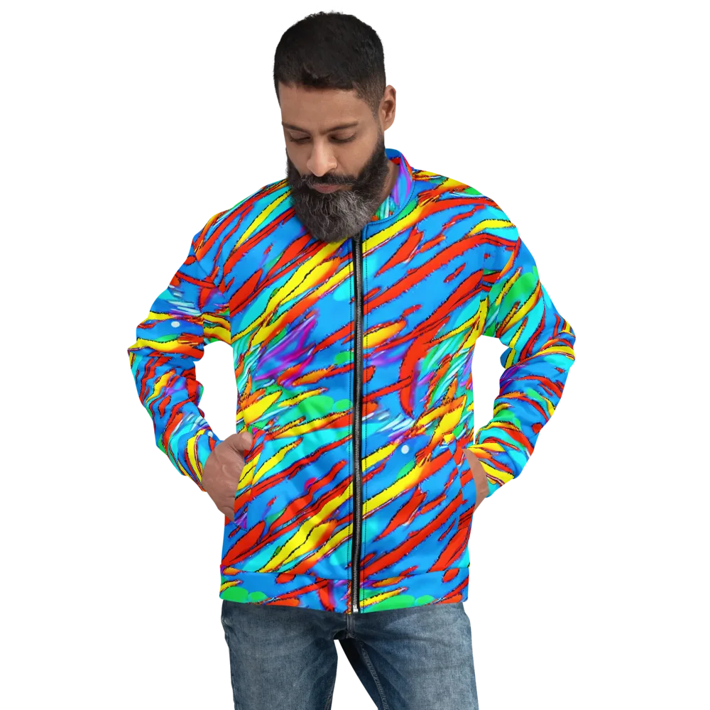 Azure Impact on Bomber Jacket — Front