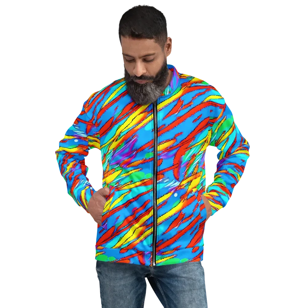 Azure Impact on Bomber Jacket — Front