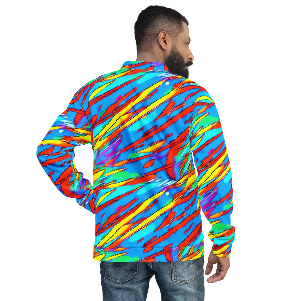 Azure Impact on Bomber Jacket — Back