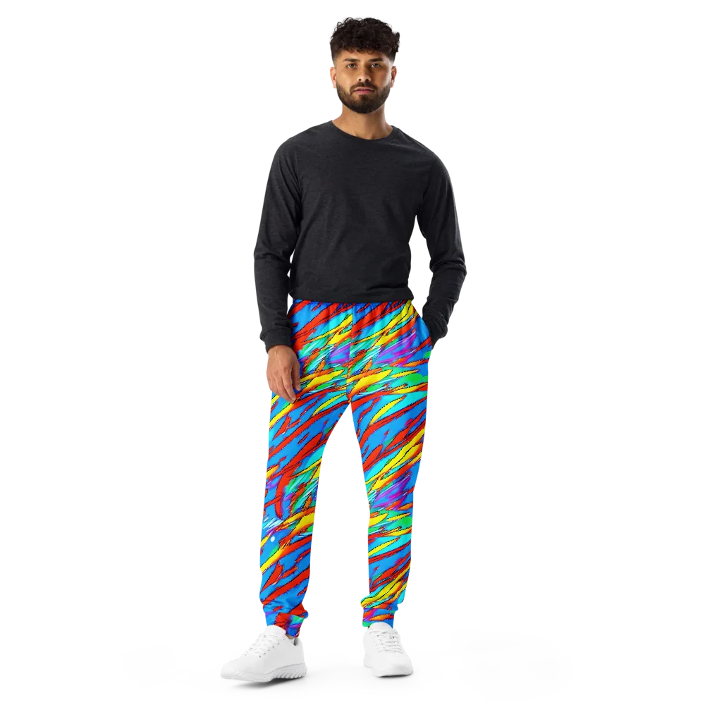 Azure Impact on Men's Joggers — Front