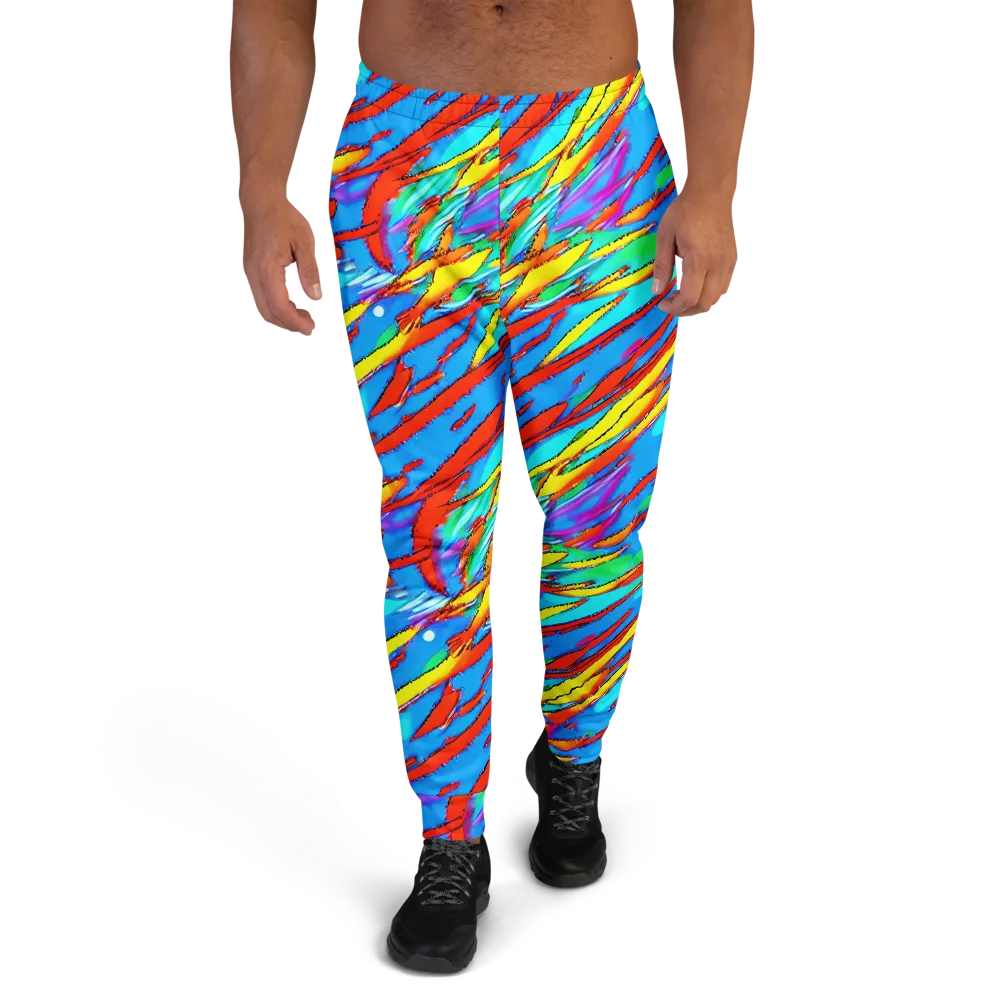 Azure Impact on Men's Joggers — Front