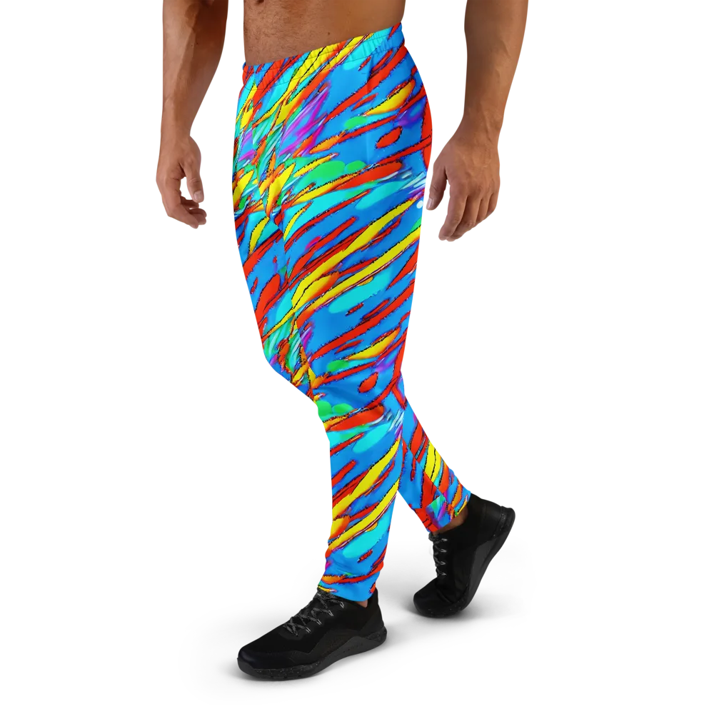 Azure Impact on Men's Joggers — Left