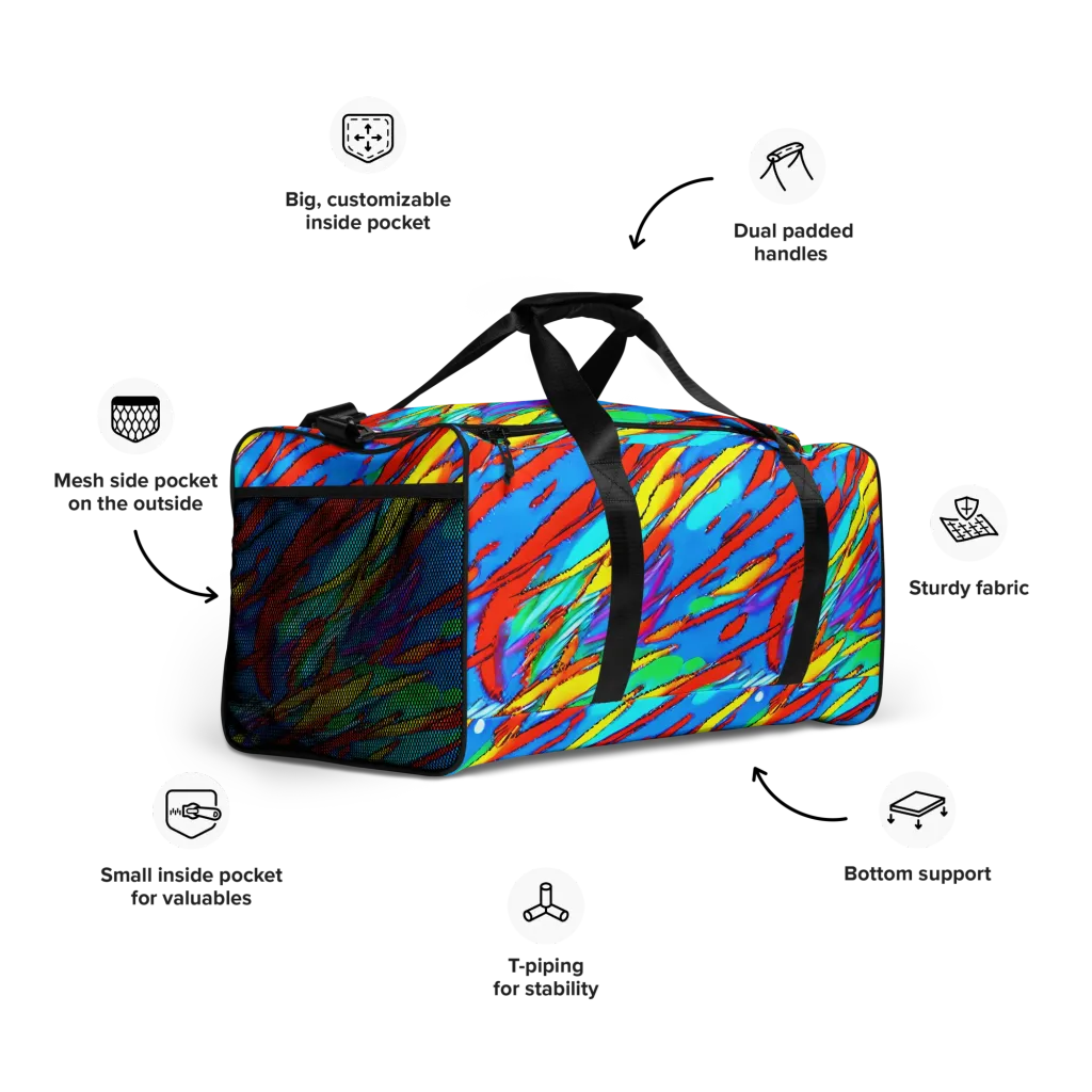 Azure Impact on Duffle Bag — Right Front