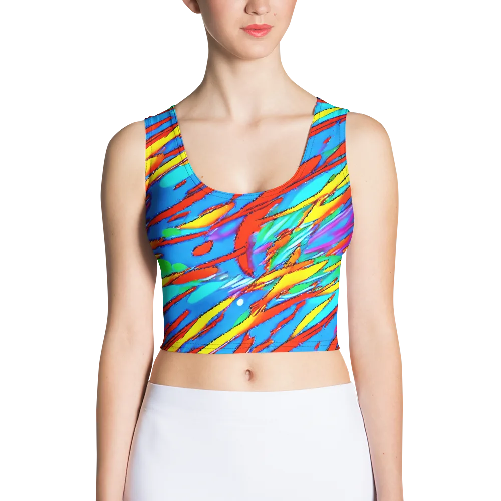 Azure Impact on Crop Top — Front