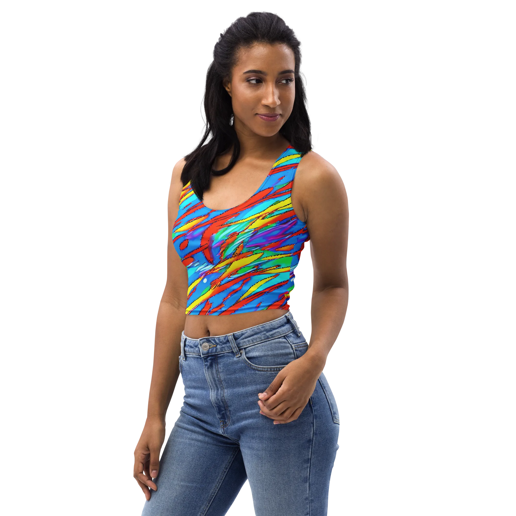 Azure Impact on Crop Top — Left Front