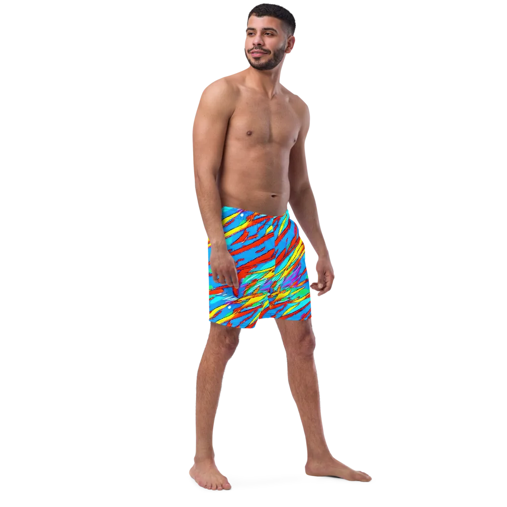 Azure Impact on Swim Trunks — Right Front