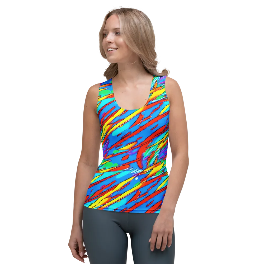 Azure Impact on Women's Tank Top — Front