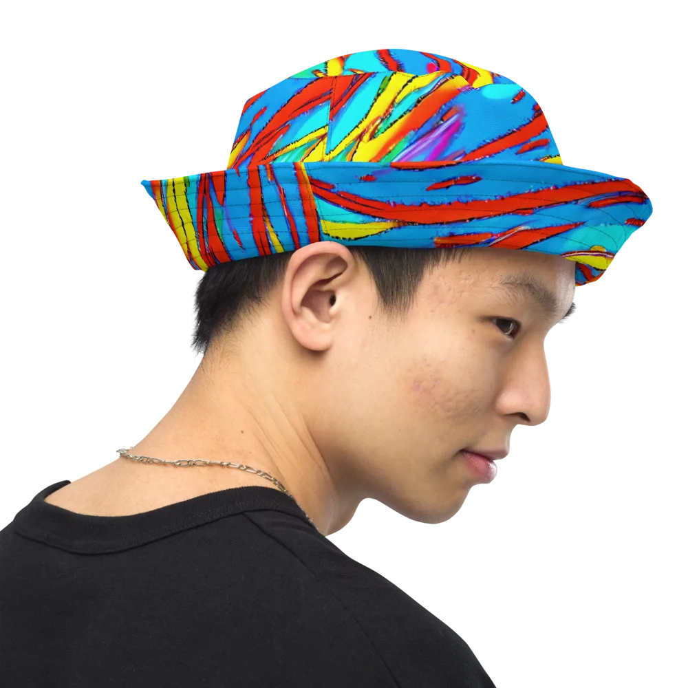 Azure Impact on Reversible Bucket Hat — Right Outside