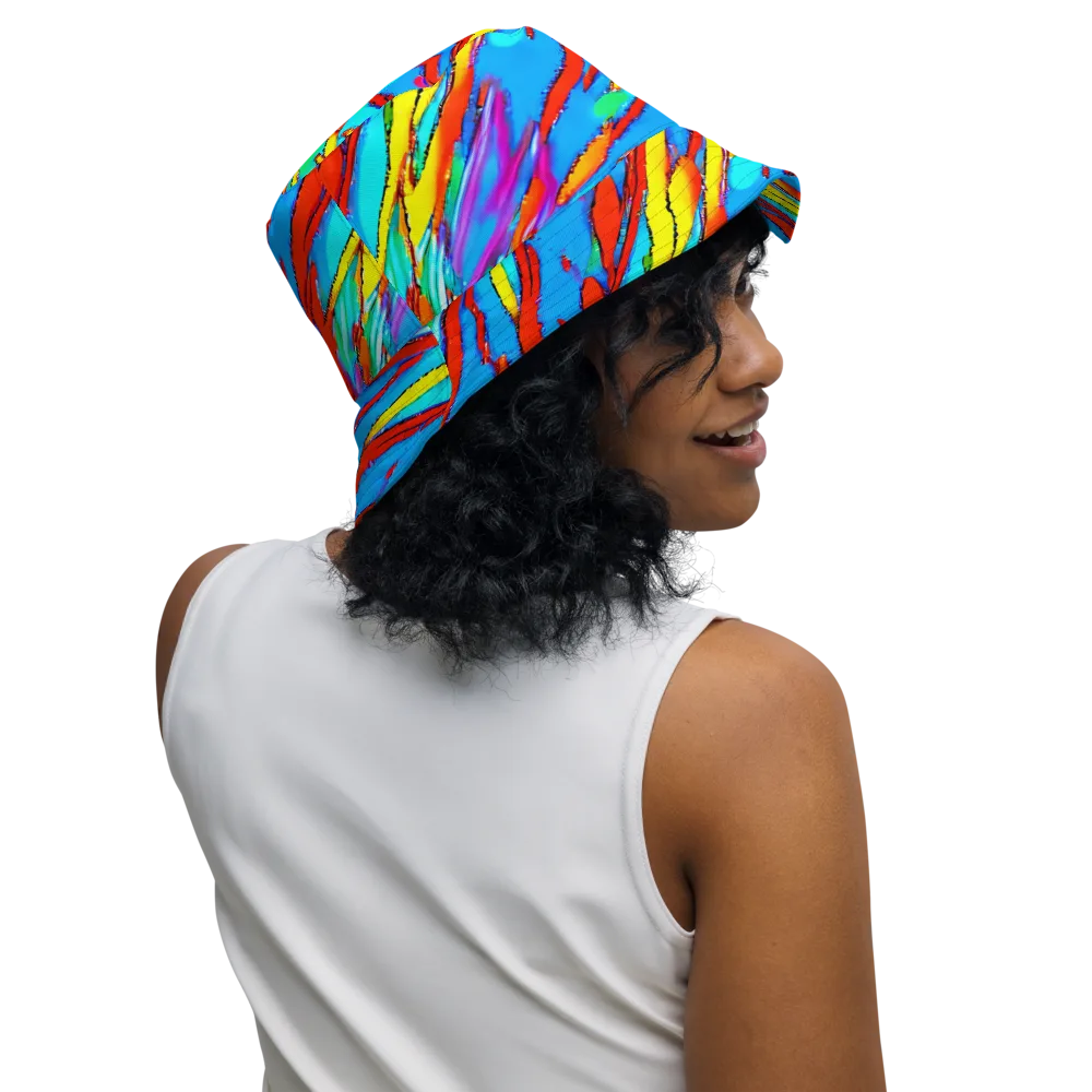 Azure Impact on Reversible Bucket Hat — Right Outside