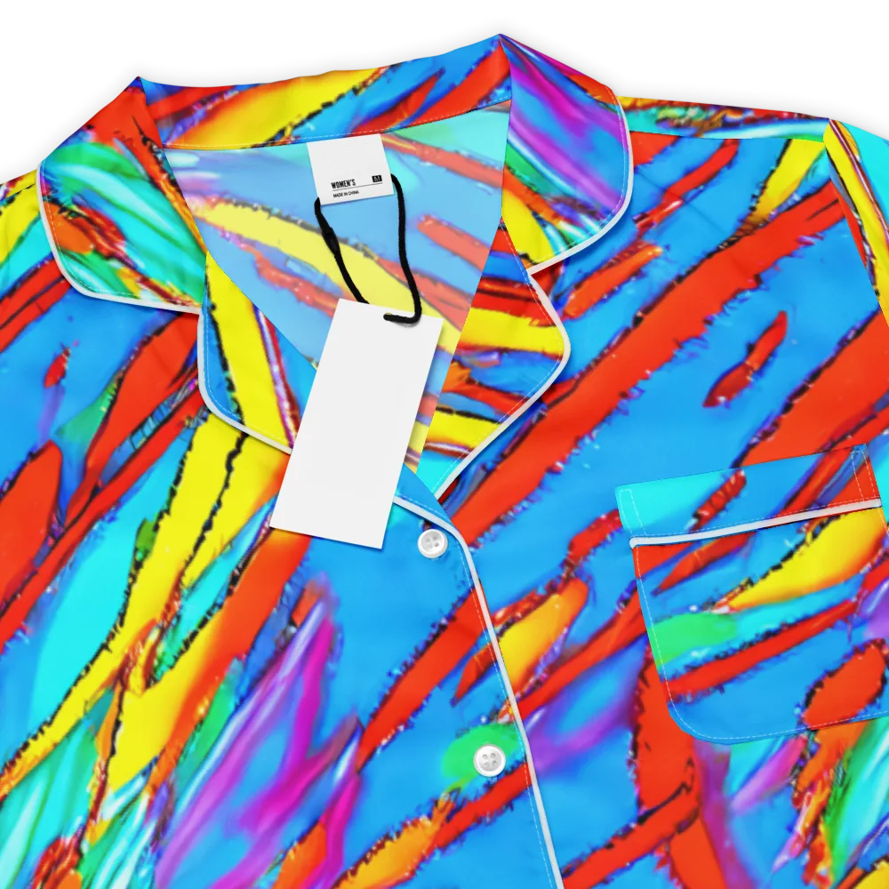 Azure Impact on Women's Short Sleeve Pajama Top — Product details