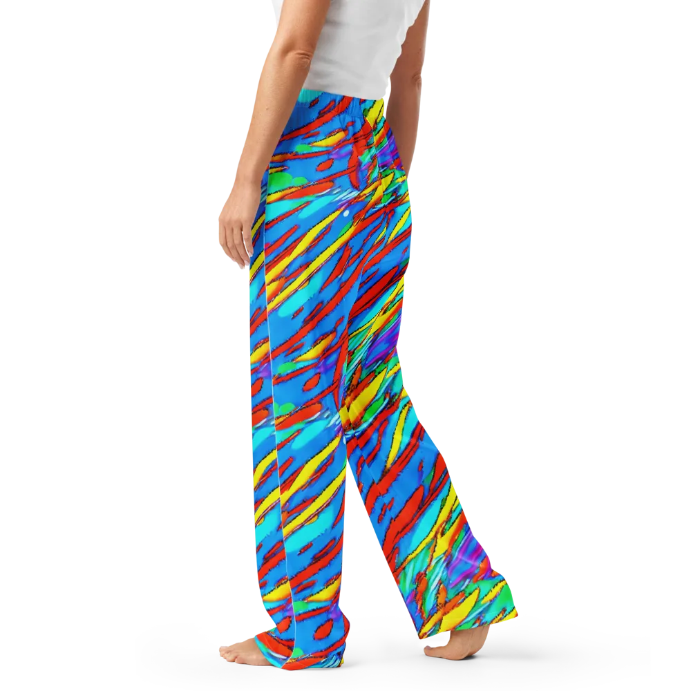 Azure Impact on Women's Pajama Pants — Left