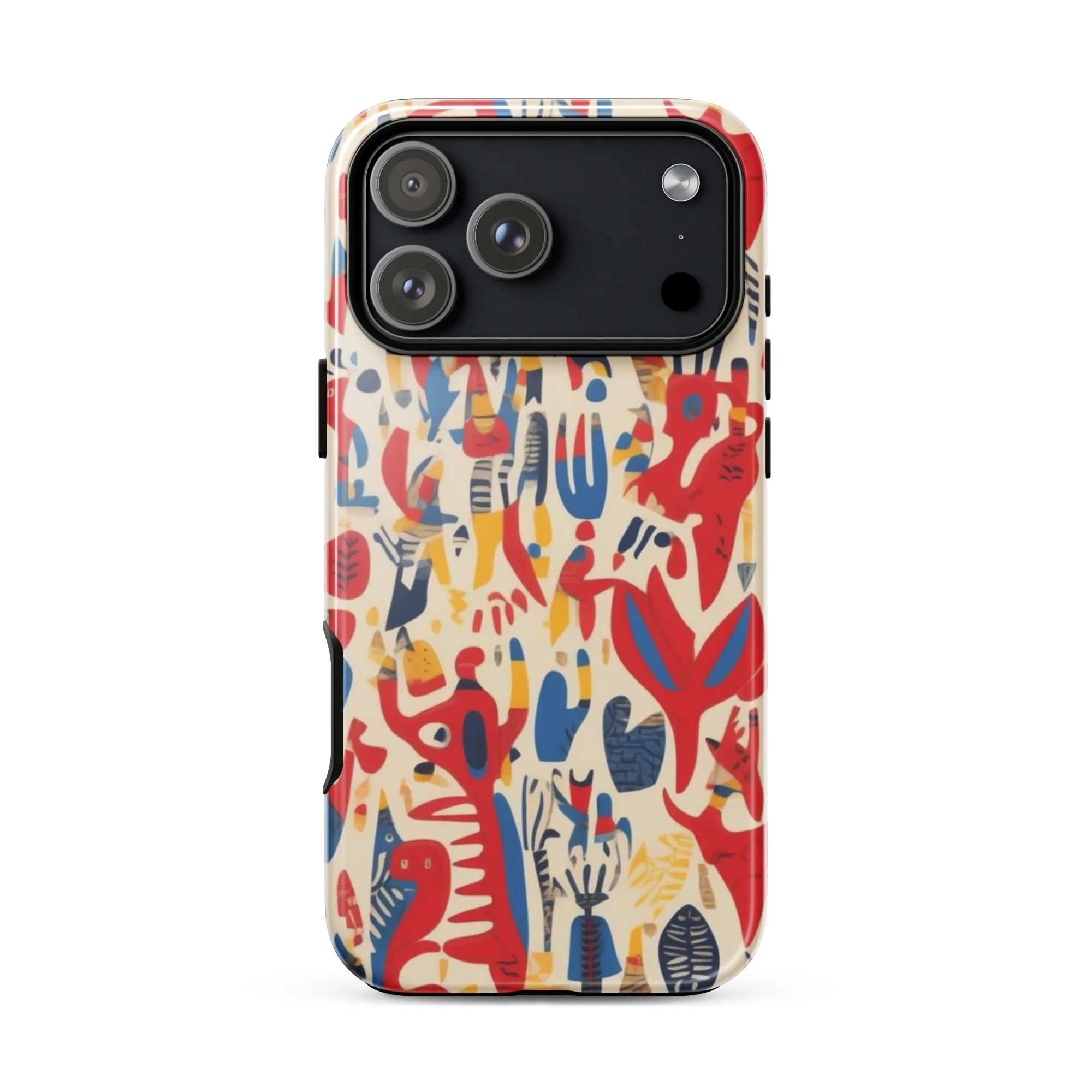 Red Tide Menagerie on Tough Case for iPhone® — Front