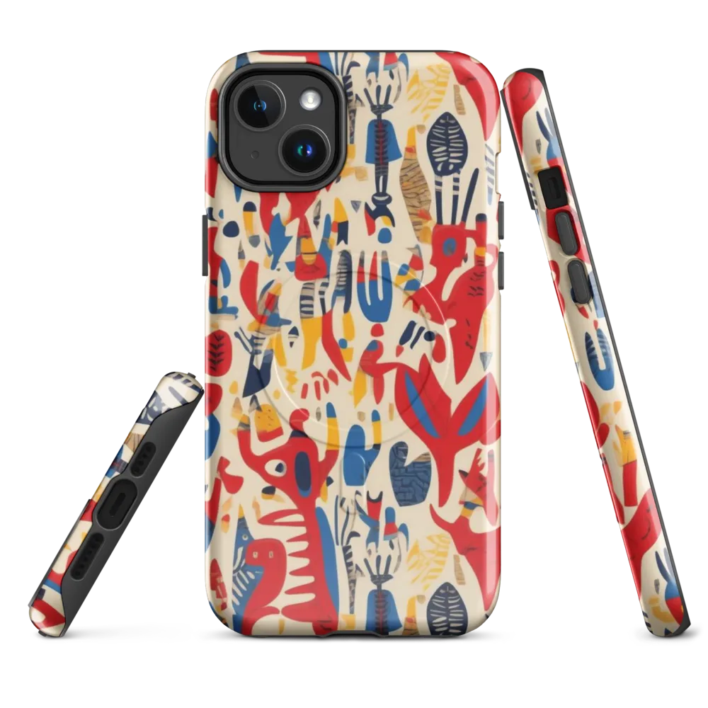 Red Tide Menagerie on MagSafe Tough Case for iPhone® — Front