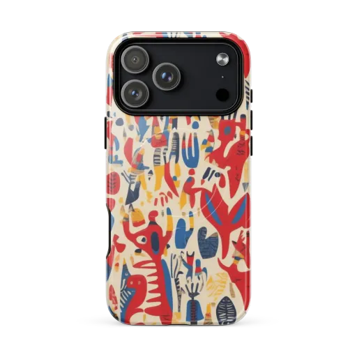Red Tide Menagerie on a MagSafe Tough Case for iPhone®