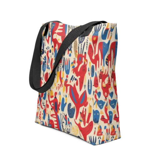 Red Tide Menagerie on a Tote Bag