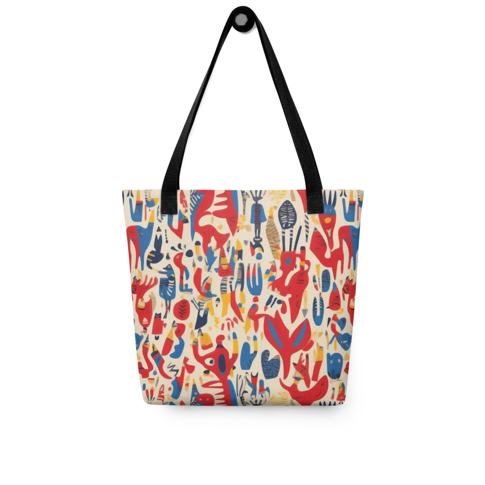 Red Tide Menagerie on Tote Bag — Front
