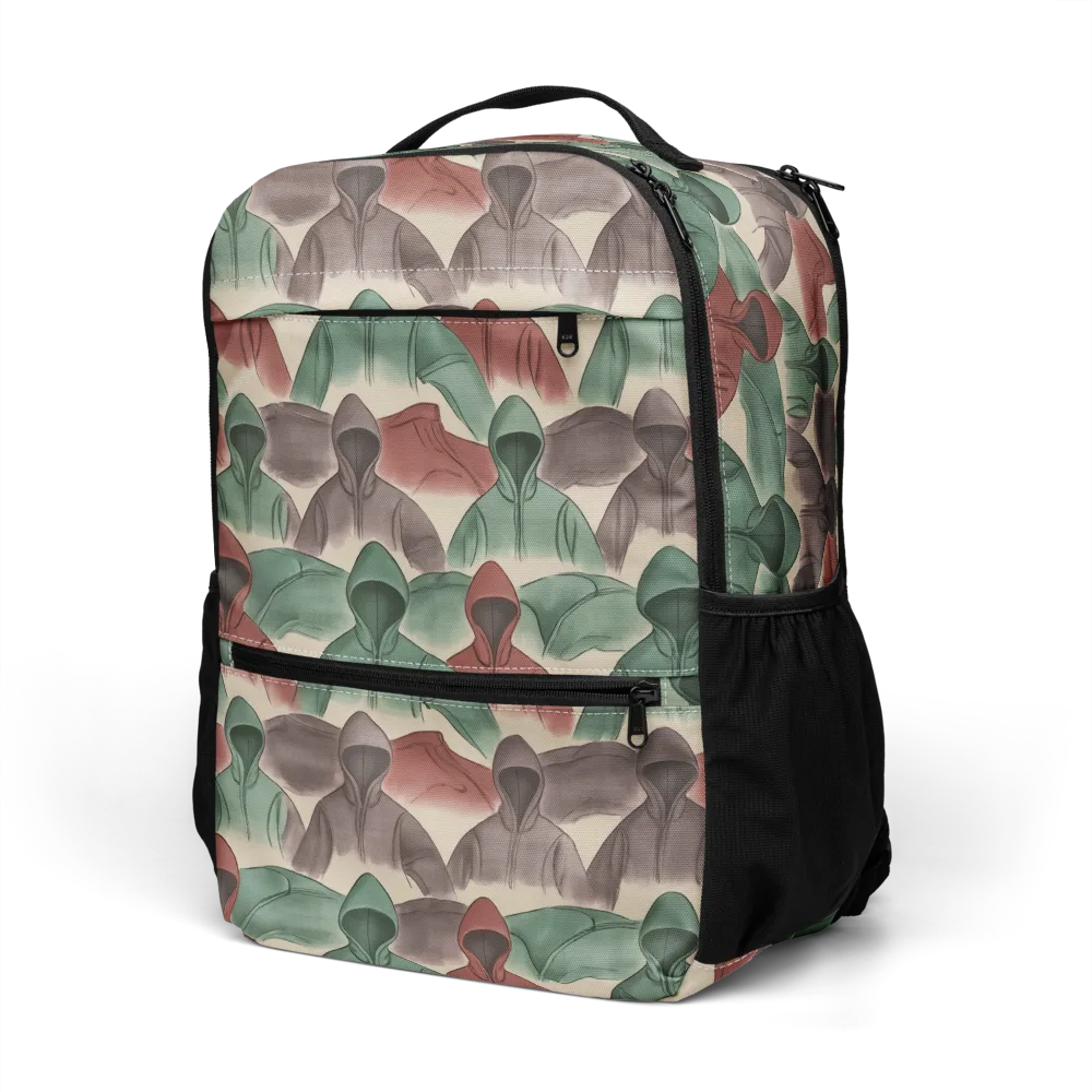 Hooded Rhythm on Utility Backpack — Left Front