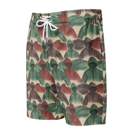 Hooded Rhythm on a Men's Board Shorts