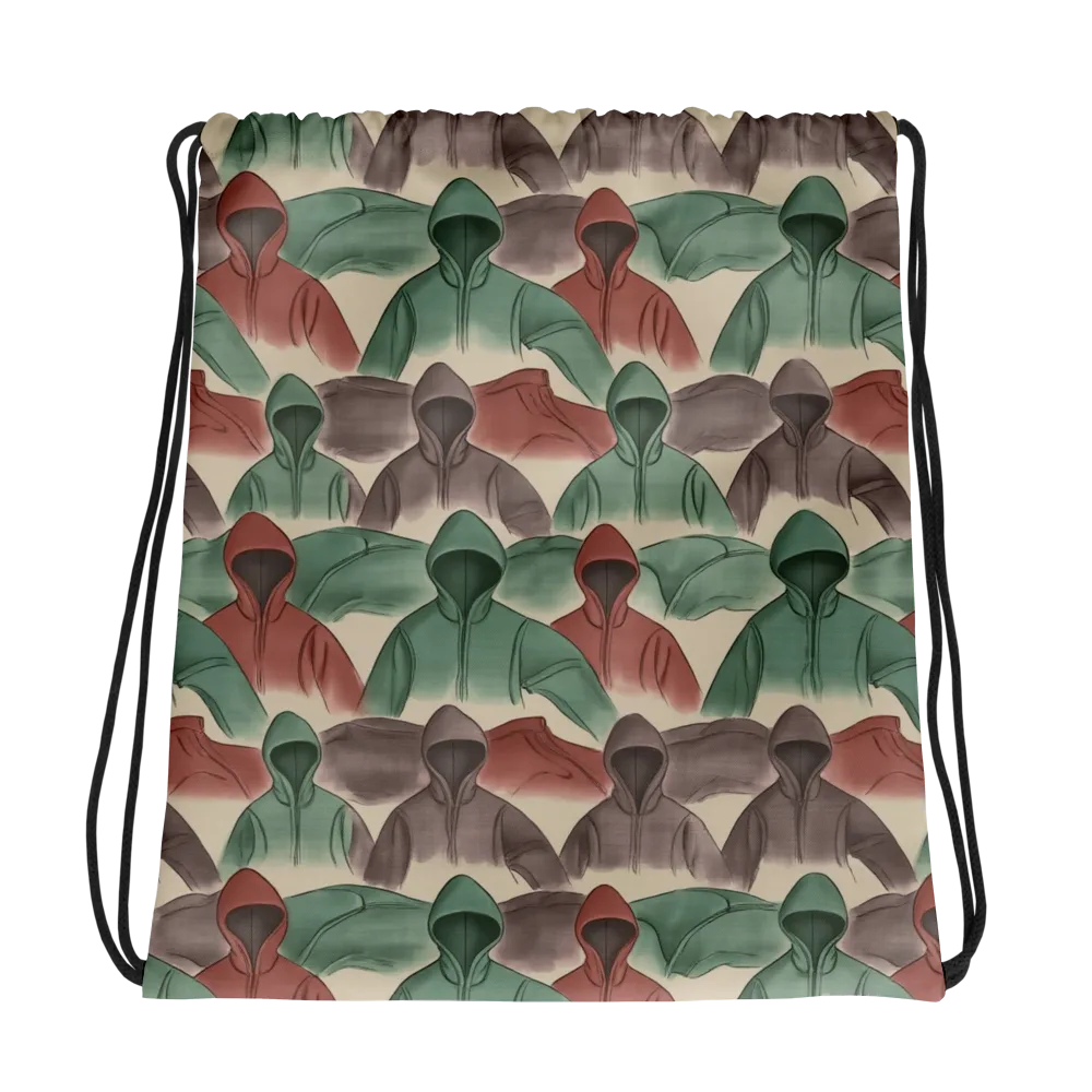 Hooded Rhythm on Drawstring Bag — Photo