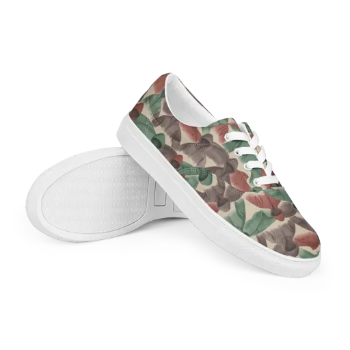 Hooded Rhythm on a Men's Lace-Up Canvas Shoes