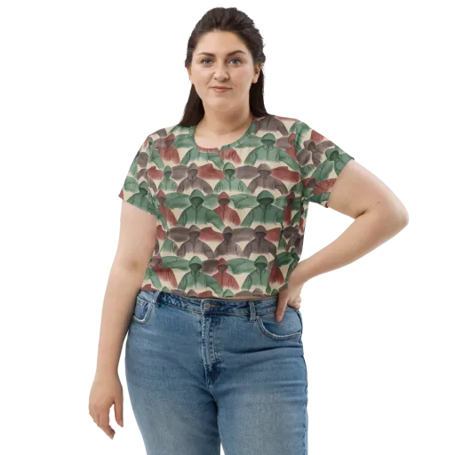 Hooded Rhythm on a Crop Tee