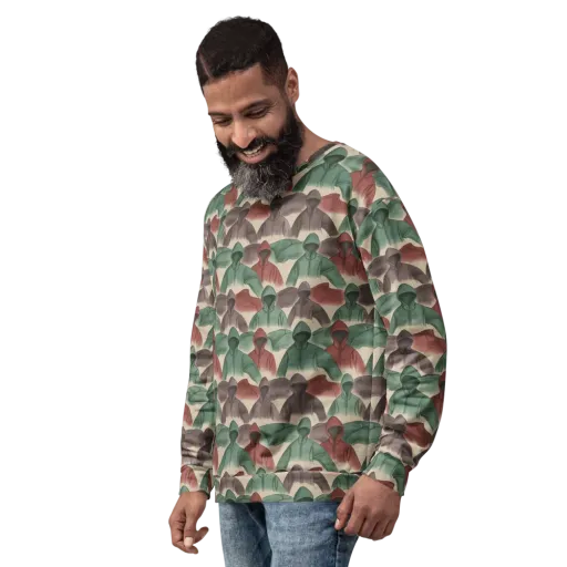 Hooded Rhythm on a Sweatshirt