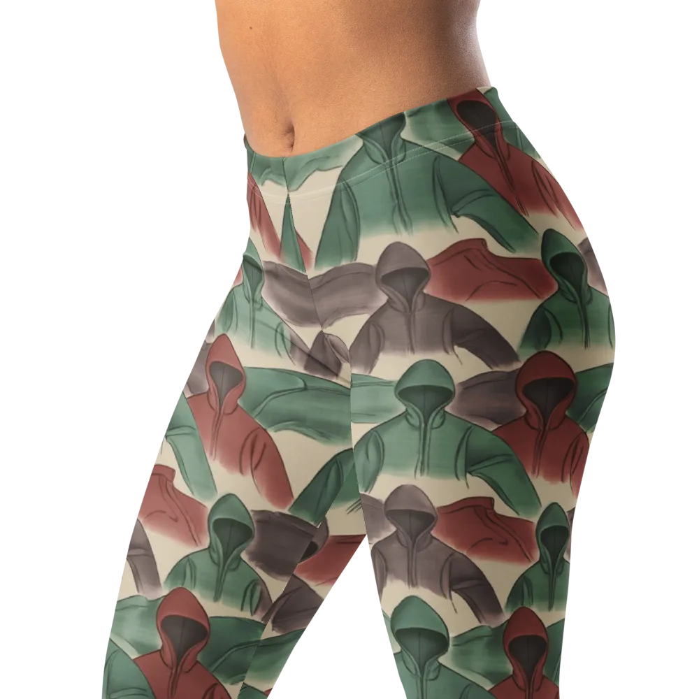 Hooded Rhythm on Leggings — Left Front