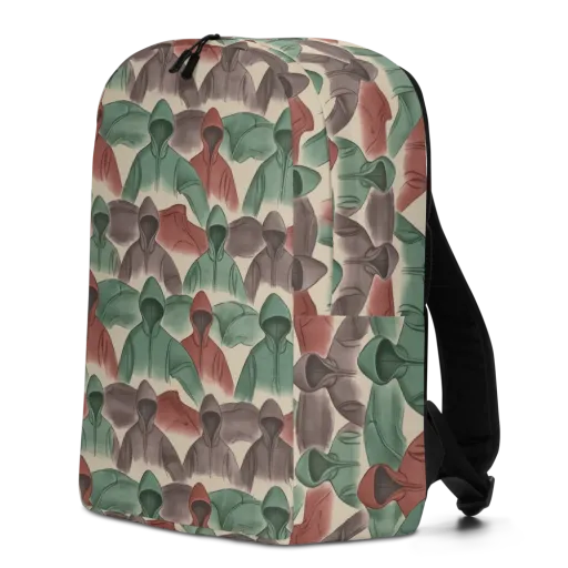 Hooded Rhythm on a Minimalist Backpack