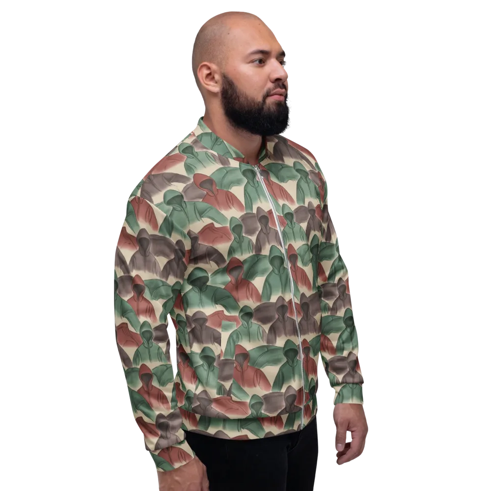 Hooded Rhythm on Bomber Jacket — Right