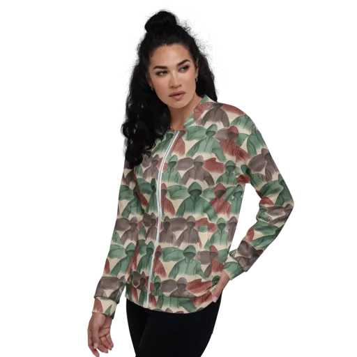 Hooded Rhythm on a Bomber Jacket