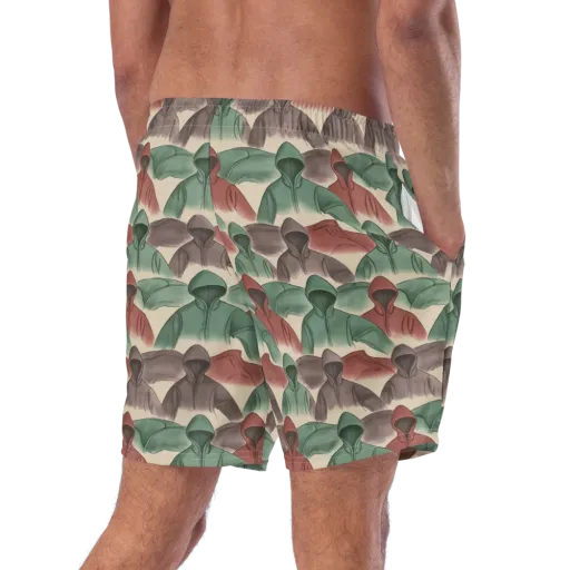 Hooded Rhythm on a Swim Trunks