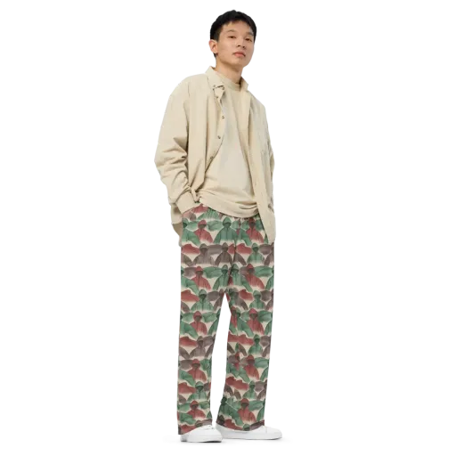 Hooded Rhythm on a Wide-Leg Pants