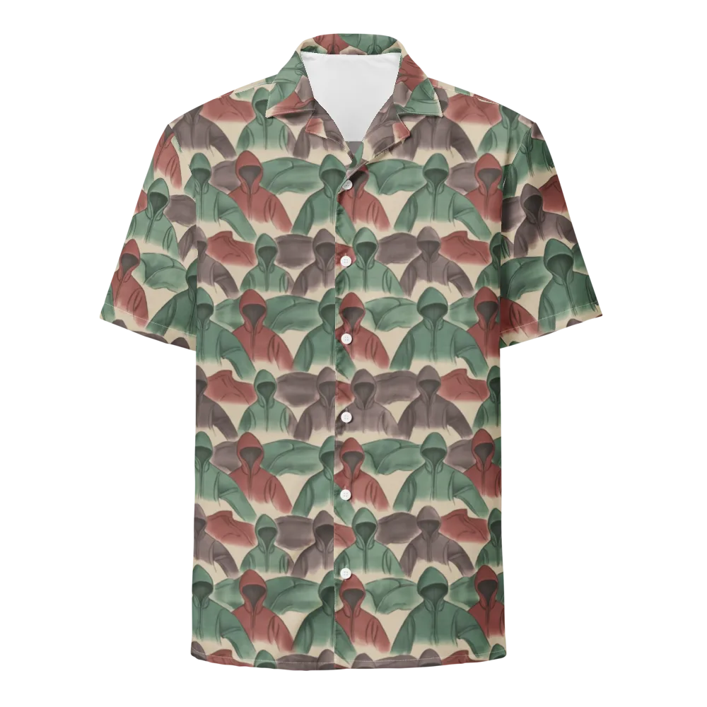 Hooded Rhythm on Button Shirt — Front