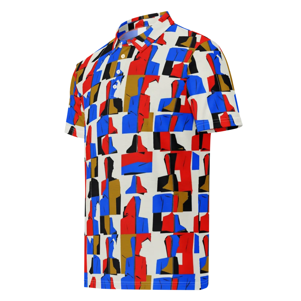 Primary Silhouettes on Men's Slim Fit Polo Shirt — Left Front