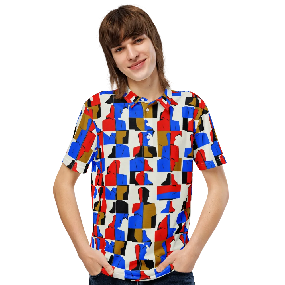 Primary Silhouettes on Men's Slim Fit Polo Shirt — Front