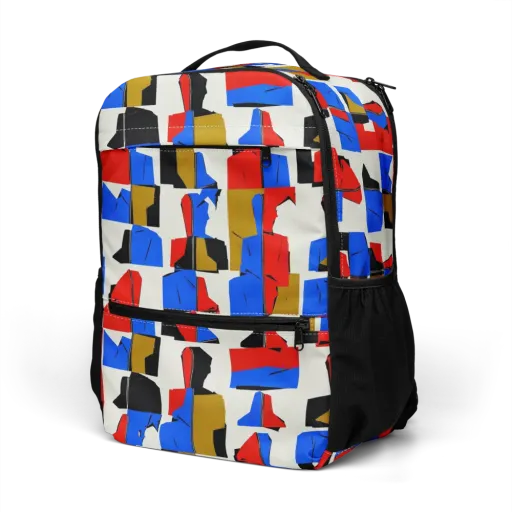 Primary Silhouettes on a Utility Backpack