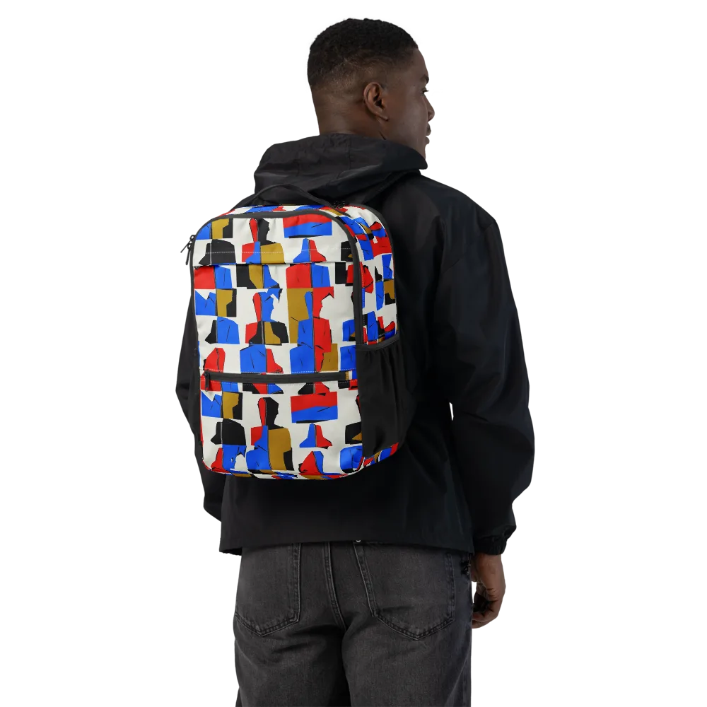 Primary Silhouettes on Utility Backpack — Back