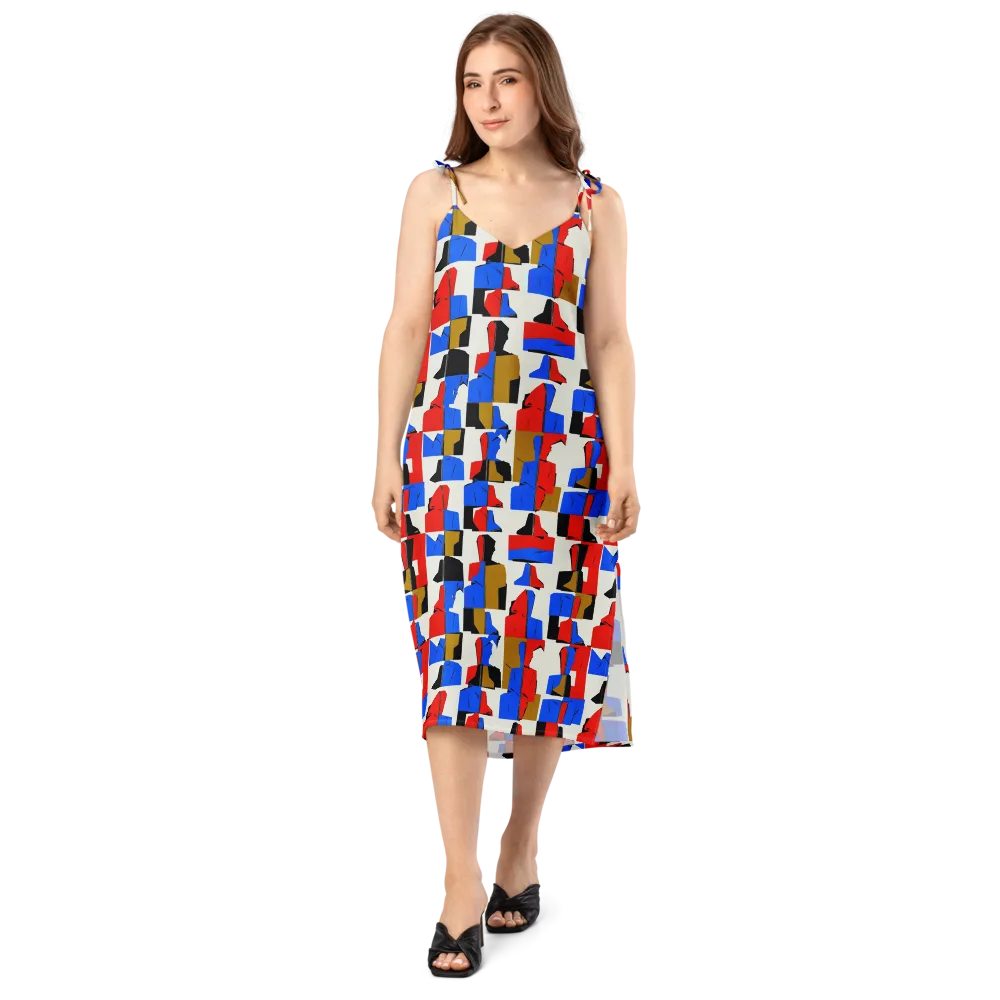 Primary Silhouettes on Slip Dress — Front