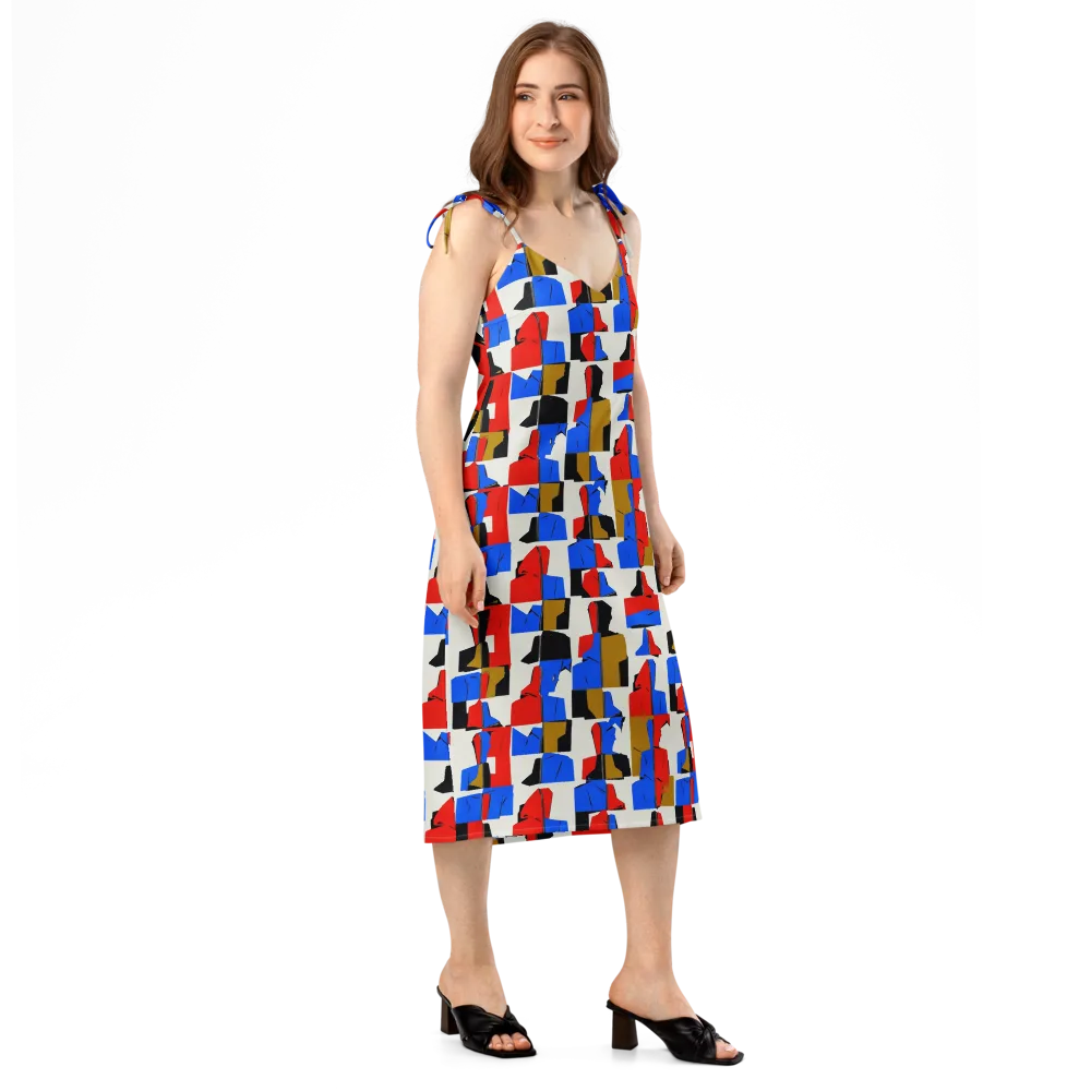 Primary Silhouettes on Slip Dress — Right Front